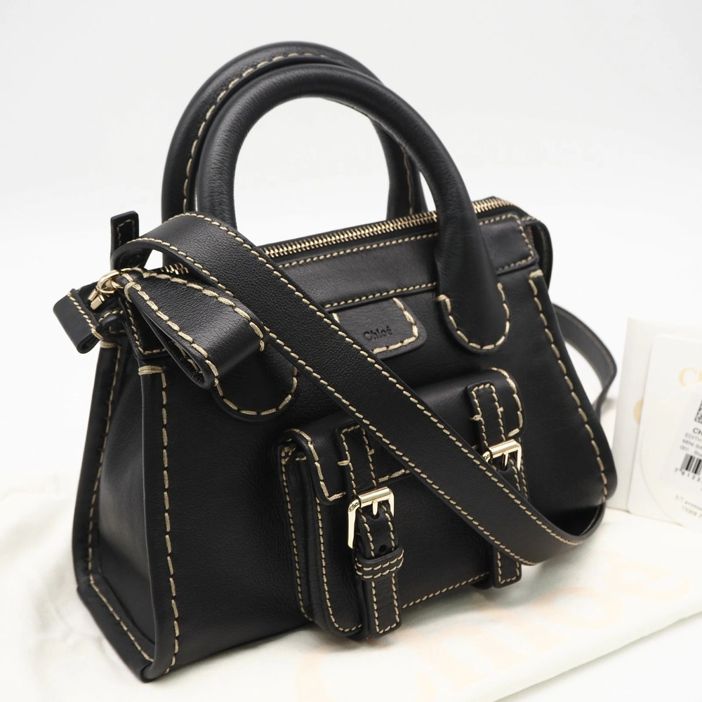 Chloe Edith bag Handbag Black Leather